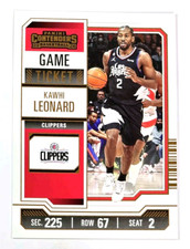 2023-24 Panini Contenders Kawhi Leonard Bronze Game Ticket Los Angeles #80
