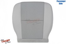 07-14 Chevy Silverado 1500 2500 3500-Cubierta de asiento de tela inferior lateral de pasajero gris