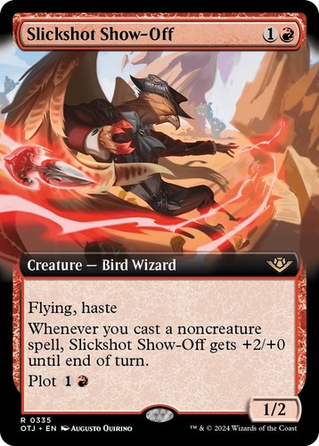 Slickshot Show-off Borderless Non-foil MTG #0335 Outlaws of