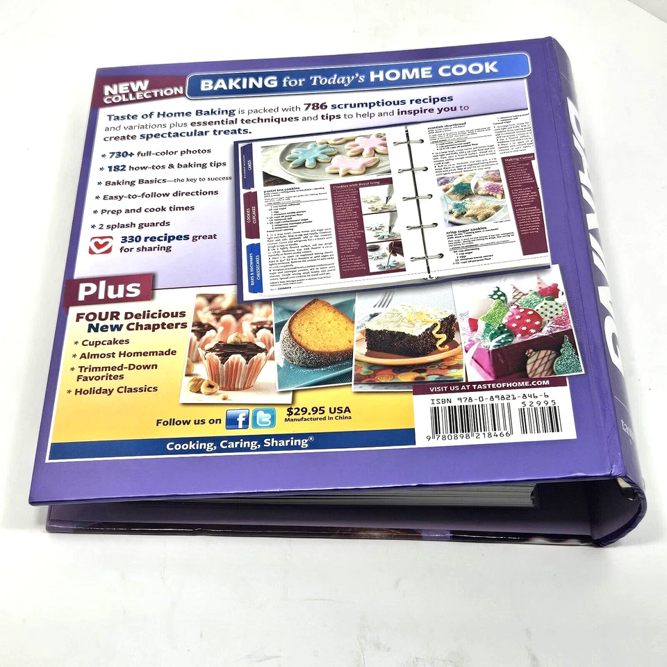 Taste of Home Baking Cookbook Hardcover Spiral Bound All New Edition Foto 2 de 4