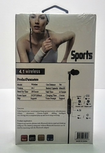 BIG DADDY BASS SPORTS 4.1 AURICOLARI WIRELESS - NERO - Foto 4 di 4