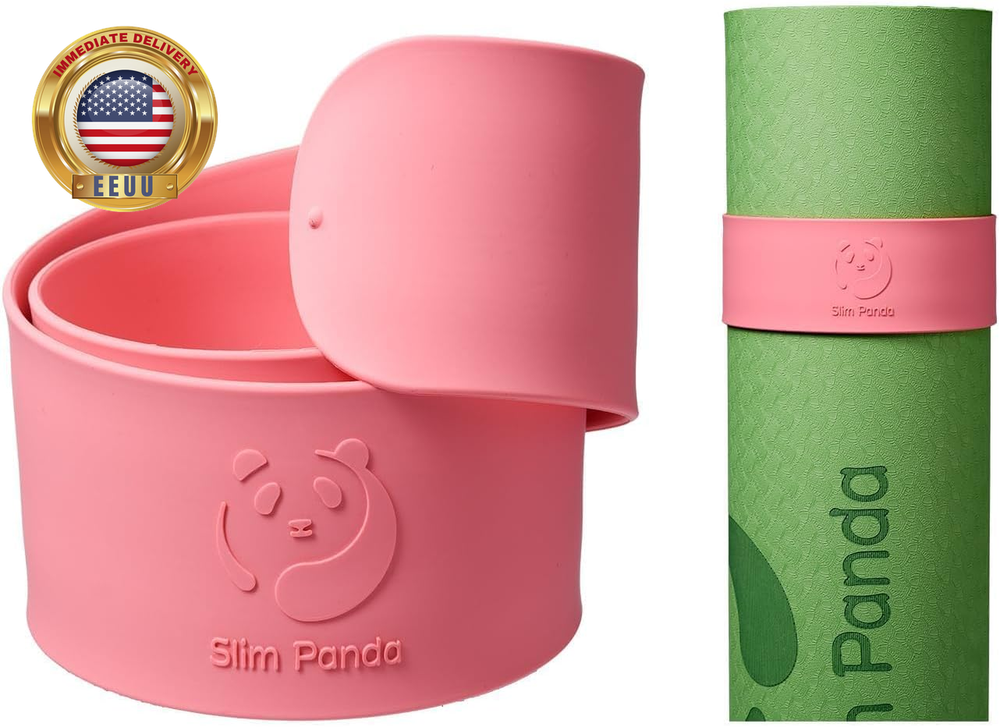 Yoga Mat Strap with Heavy-Duty Clasp for Secure Tight Rolling