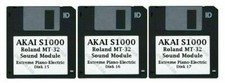 Akai S1000 Floppy Disks Roland MT-32 Sound Module Extreme Piano-Electric15,16,17