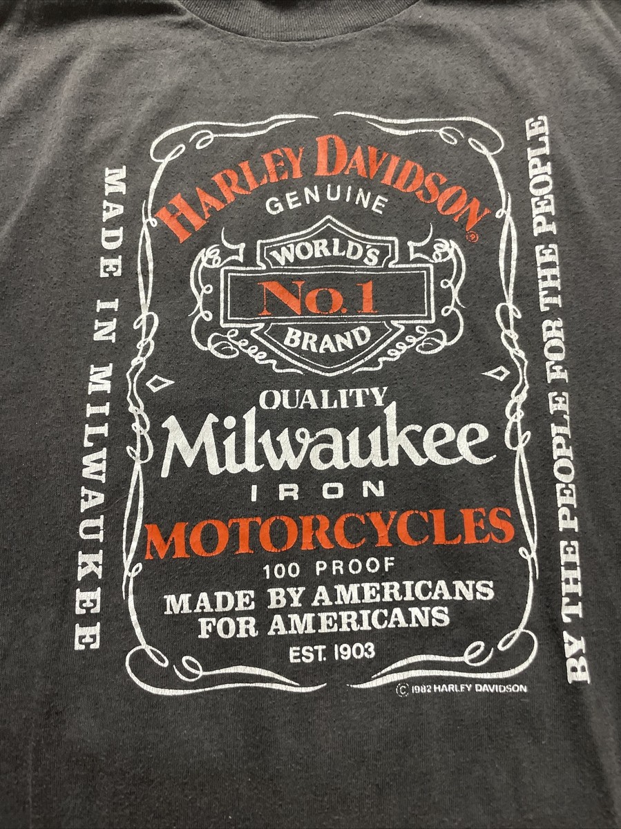 USA製！HARLEY DAVIDSON JACK DANIELS ヴィンテージ VINTAGE 80s RARE HARLEY DAVIDSON JACK DANIELS SINGLE STITCH