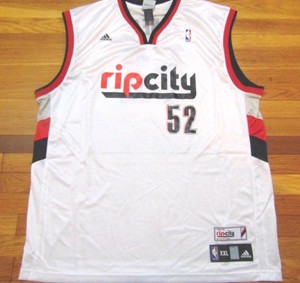 white rip city jersey