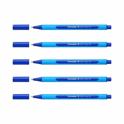 Schneider Kugelschreiber Slider Edge XB - 5er-Set blau