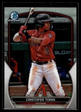 Cristofer Torin 2023 Bowman Draft Chrome Refractor Card #BDC-148