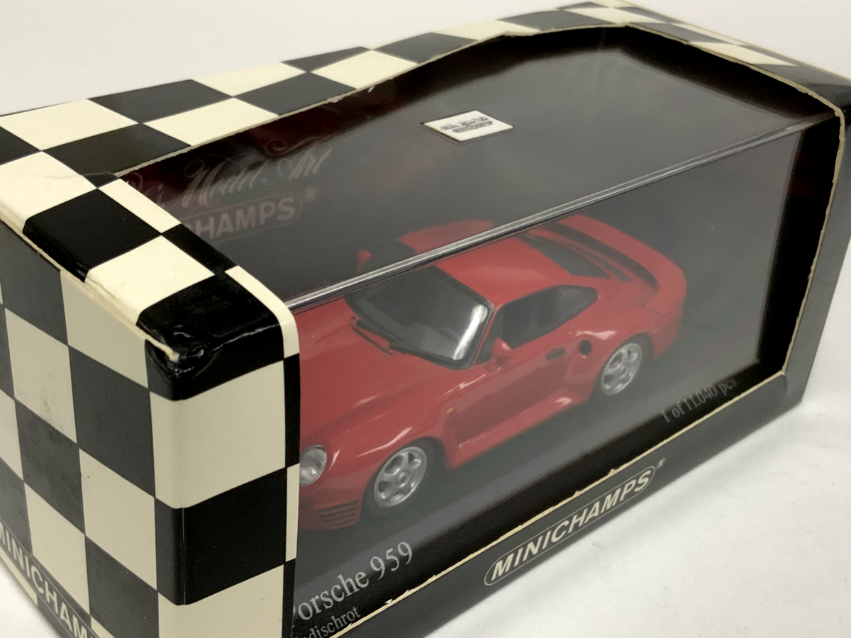 日本全国送料無料商品 特集 1/43 Minichamps Porsche 959 from 1987 in Red 400 062521 乗用車