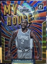 2021-22 Panini Donruss Optic Kawhi Leonard My House GOLD WAVE SP