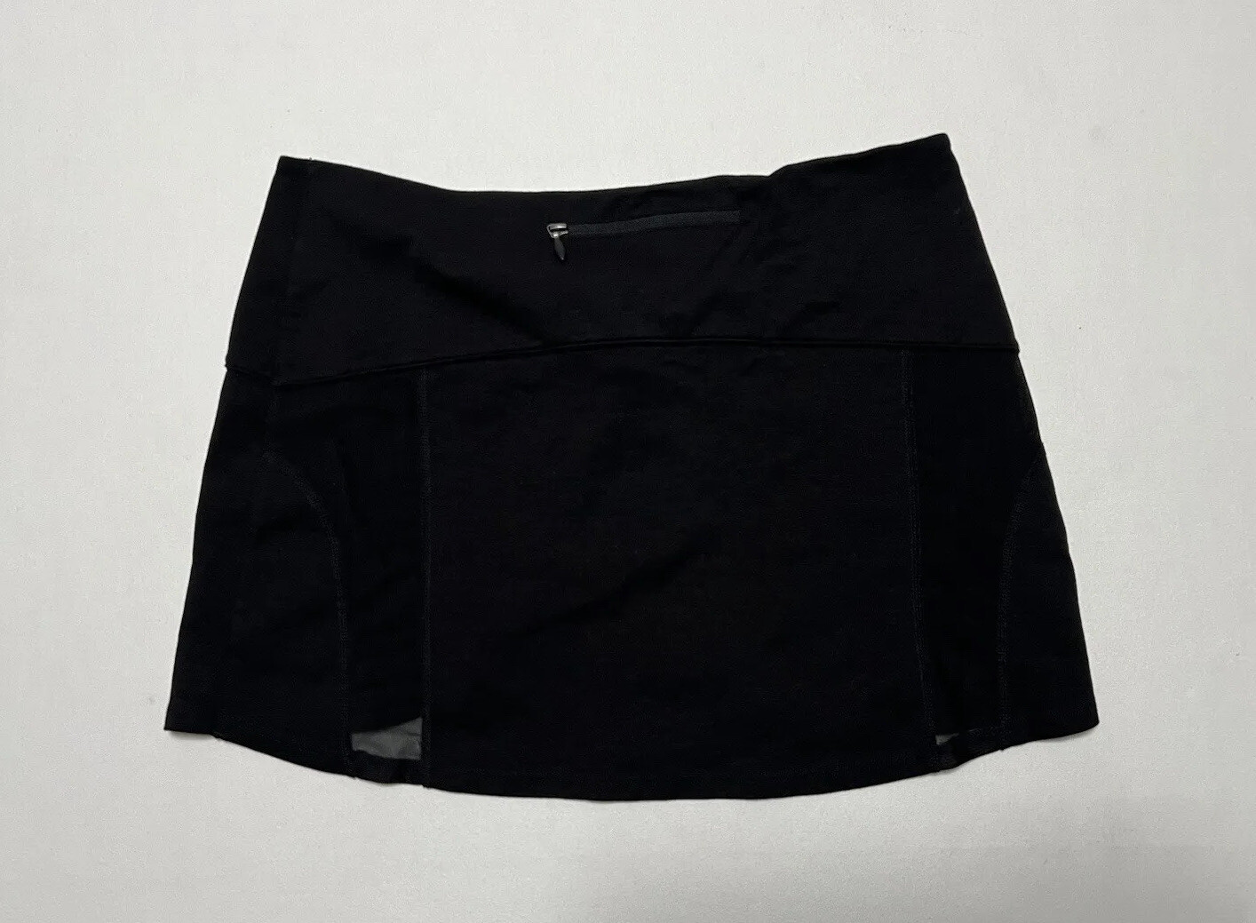 Spanx Wrap Skirt Bathing Suit Cover Up Sheer Stripe Black Size Small