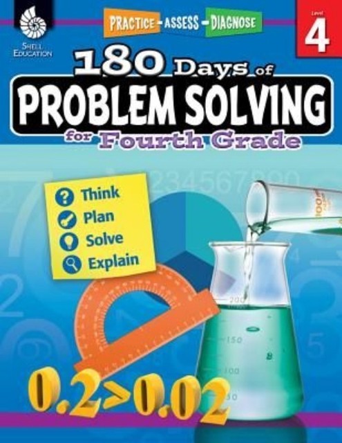 180 Days of Problem Solving for Fourth Grade: Practice, Assess, Diagnose by ...