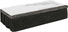 Sparco SPR1 Chalkboard Eraser, All-Felt, Dustless, Black