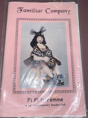 Familiar Company Fi Fi La Femme 16  Boudoir Doll Pattern