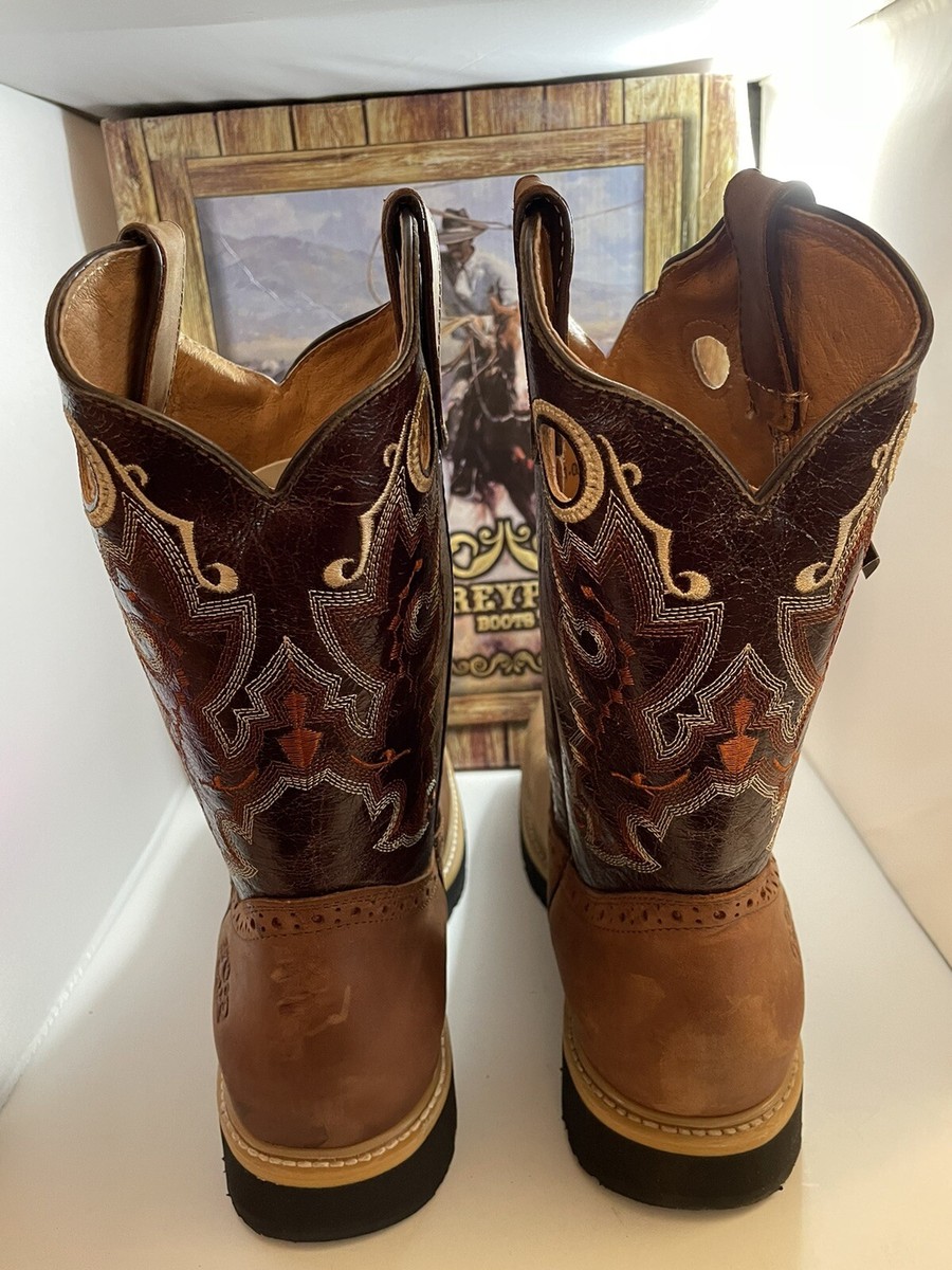 Reypa Leather Work Boots Made in Mexico-men size 8 | eBay display picture 1