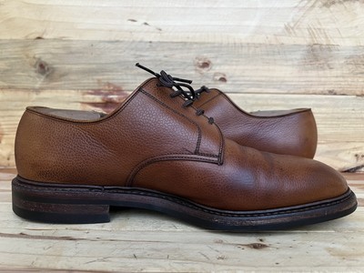 Crockett & Jones - Grasmere Derby Grasmere Tan scotch grain - British Shoes