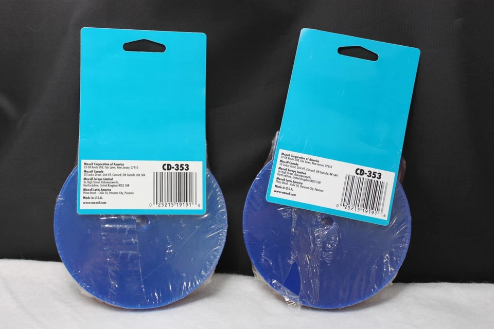 Juego de 2 estuches MAXELL Slims CD DVD de 5 mm de grosor multicolor paquete de 5 nuevos y sellados Foto 4 de 4