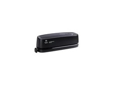 Business Source Electric 3-Hole Punch, 10 Sheet Capacity, Black, Each BSN00083