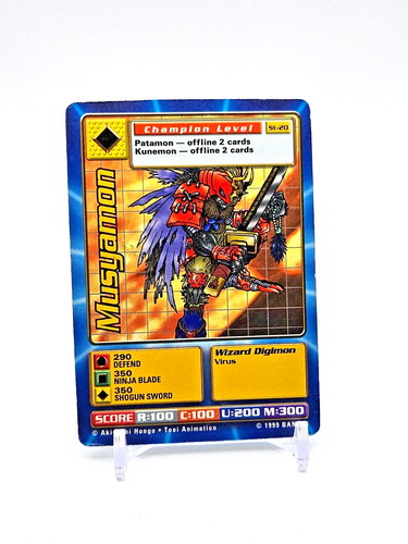 1999 Bandai Digimon Trading Card "Musyamon" #ST-20 - Picture 1 of 2