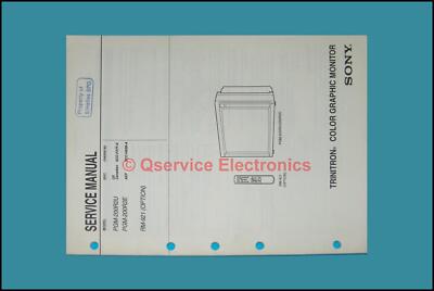 Sony PGM-200R2U.PGM-200R2E Monitor Original Printed Service Manual 9-922-685-01