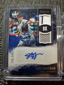 18 Diamond Kings Materials Signature Jeff Hoffman Colorado Rockies 248 Of 299 Ebay