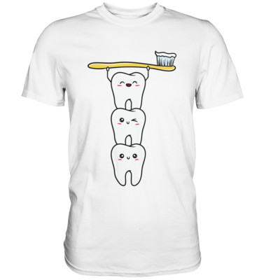 Zahnarzthelferin Zähne T-Shirt - Zahnmedizin Zahntechnik Zahnarzt Zahn Outfit