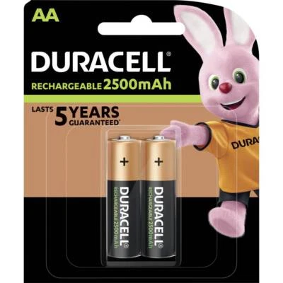 Pile rechargeable LR6 (AA) NiMH Duracell PreCharged 1.2 V 2 pc(s) - Photo 1/2