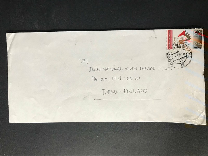Indonesia #780//B242 Cover to Finland 1970-1999 Cover #988