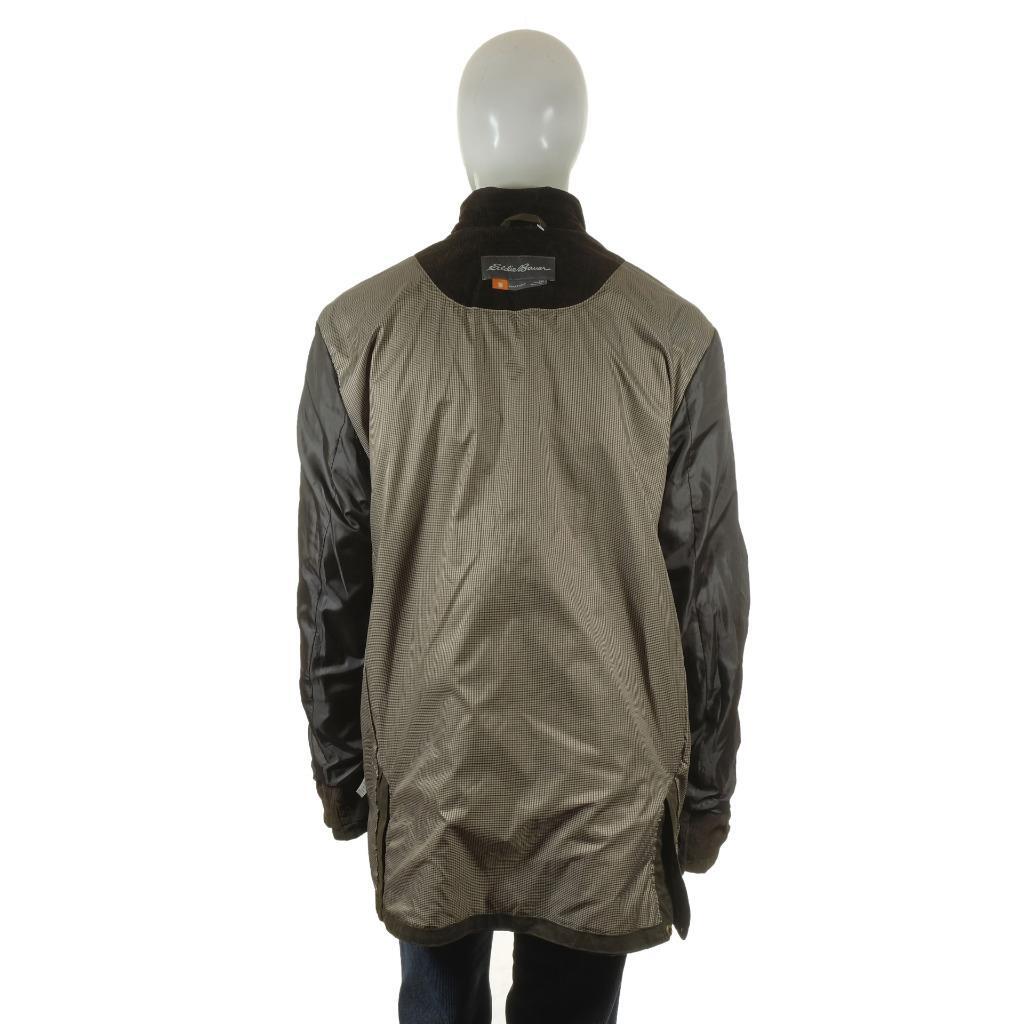 EDDIE BAUER Sport Shop Waxed Cotton Jacket Sz. 2XL Olive Green
