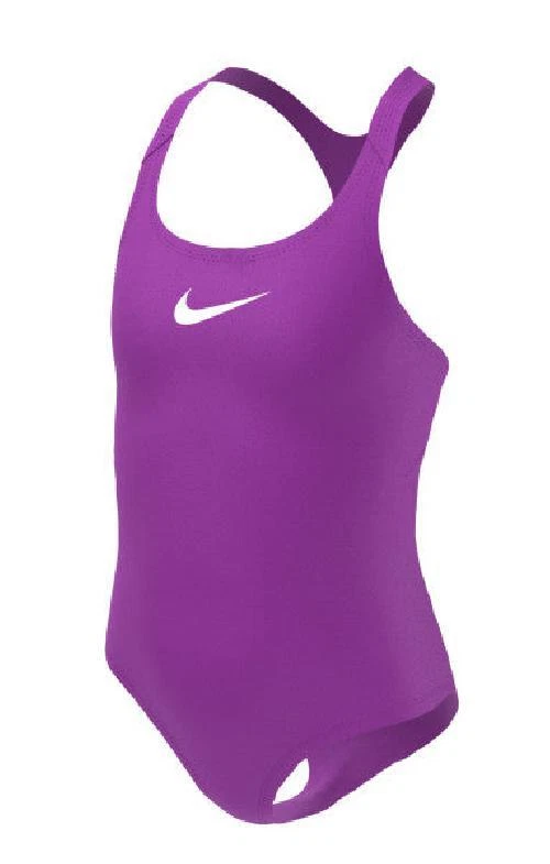 Nike Swim Niñas Essential Racerback Una Pieza Láser Púrpura Foto 3 de 3