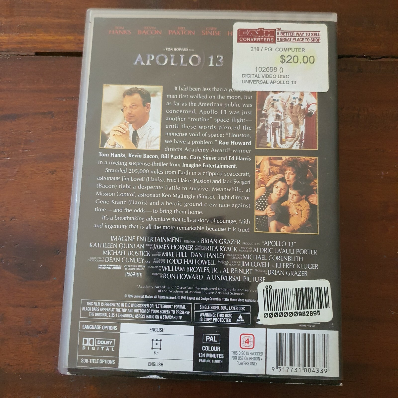 Dvd apollo 13 (9317731004339)