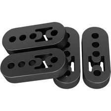 4 X 4-Hole Performance Polyurethane Rubber Exhaust Hangers Adjustable Muffler