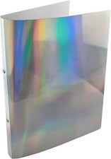 Netuno 1 raccoglitore ad anelli HOLO arcobaleno, DIN A4, olografico, a 2 anelli