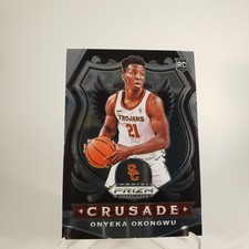2020-21 Panini Prizm Draft Picks #85 Onyeka Okongwu Crusade USC