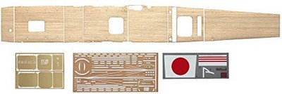 Hasegawa 1/350 Japanese Navy Aircraft Carrier Akagi Wooden Deck Parts F/S Japan