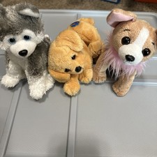 3 Lot Dog Beanie Babies