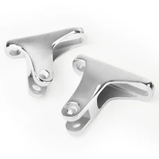 Mini Footpeg Footrest Pedal Clamp Mount Chrome For Harley Road Glide FLTRX 2024