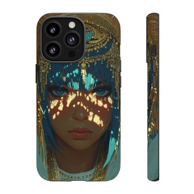 Princess Girl Light Rays Gold Phone Cover Tough Case | Lifetime Warranty