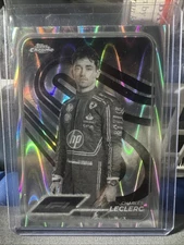2024 Topps Chrome F1 - Driver Charles Leclerc #3 B&W Raywave Refractor