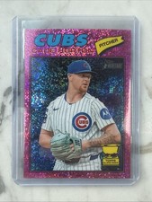 Cade Horton 2026 Topps Heritage Pink Sparkle Blaster Exclusive Chicago Cubs