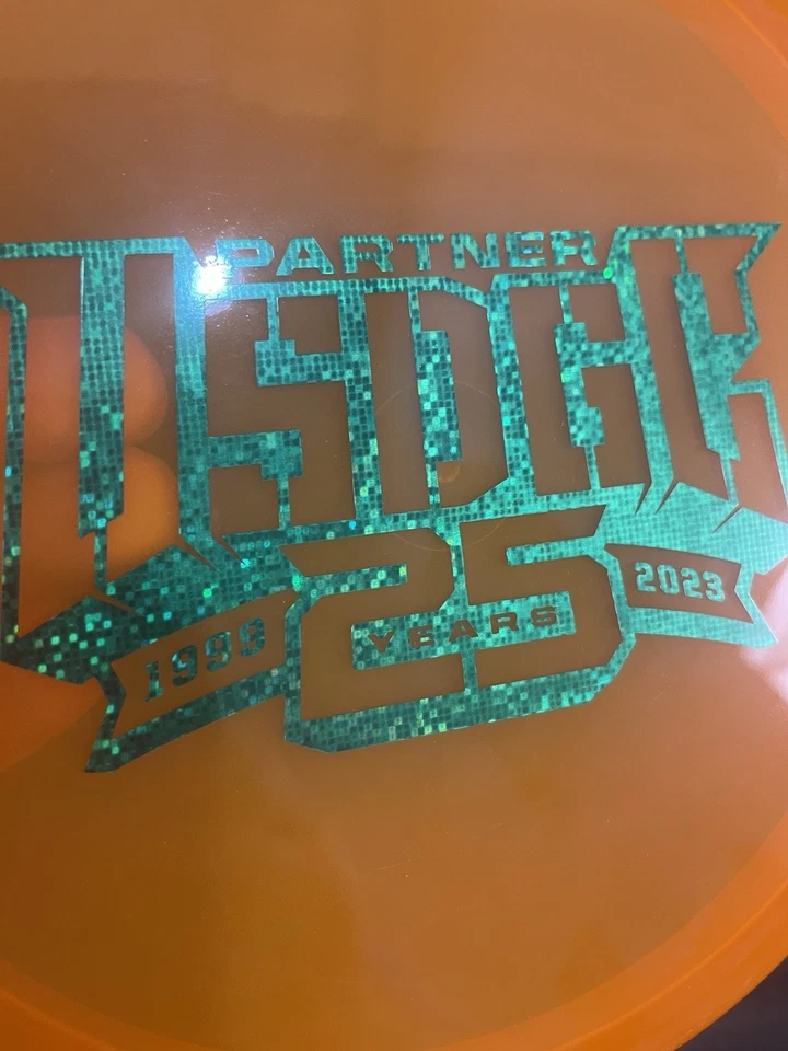 2 Toros Naranja Innova 2023 Con 25 Aniversario USDGC Sello DISCO GOLF 175g Foto 3 de 4