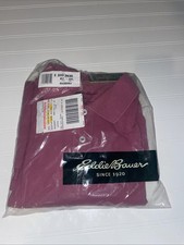 Eddie Bauer Mens Size XXL 2X Button-Up Shirt Raspberry