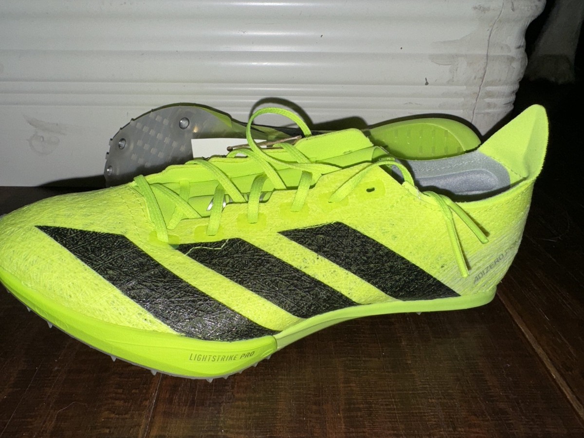 Adidas Adizero Prime SP 3 Strung Lucid Green IH5800 Men’s Size 8.5 NEW Adidas Adizero Prime SP 3 Strung Lucid Yellow Green Track  main image 3