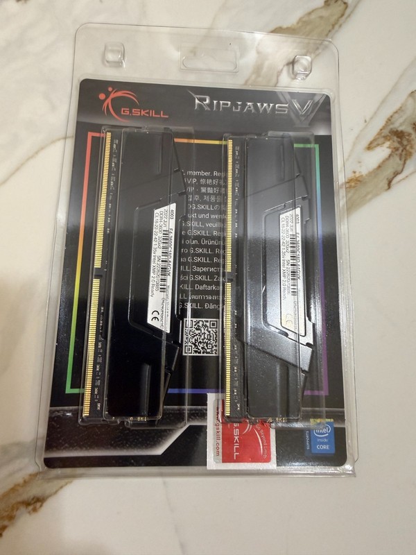 G.Skill RipJaws V Series 64GB (2x32GB) DDR4 RAM 3600MHz (F4-3600C18D-64GVK)