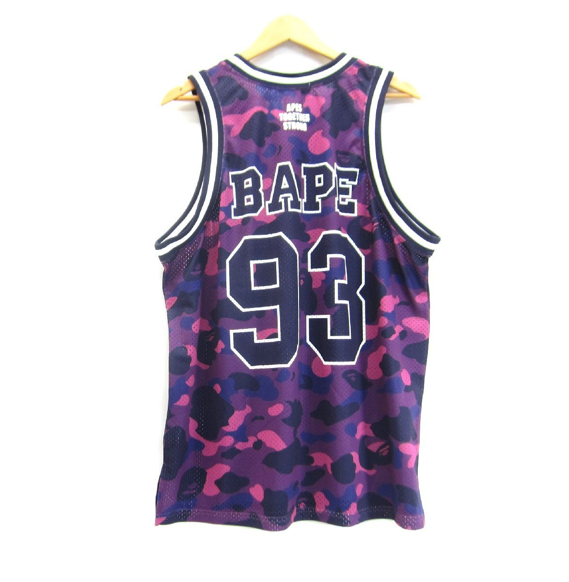 A BATHING APE COLOR CAMO BASKETBALL TANK TOP SIZE:L | eBay