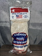 Cushion Head Cotton Mop Replacement Head #32 Threaded Screw On MADE in USA
