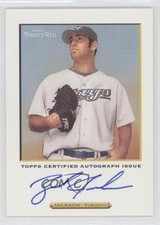 2005 Topps Turkey Red White 143/200 Zach Jackson Zachary #TRA-ZJ Auto dq2