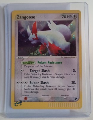 Pokemon Collectible Cards, Zangoose, HOLO, Sandstorm, 14/100, 2003