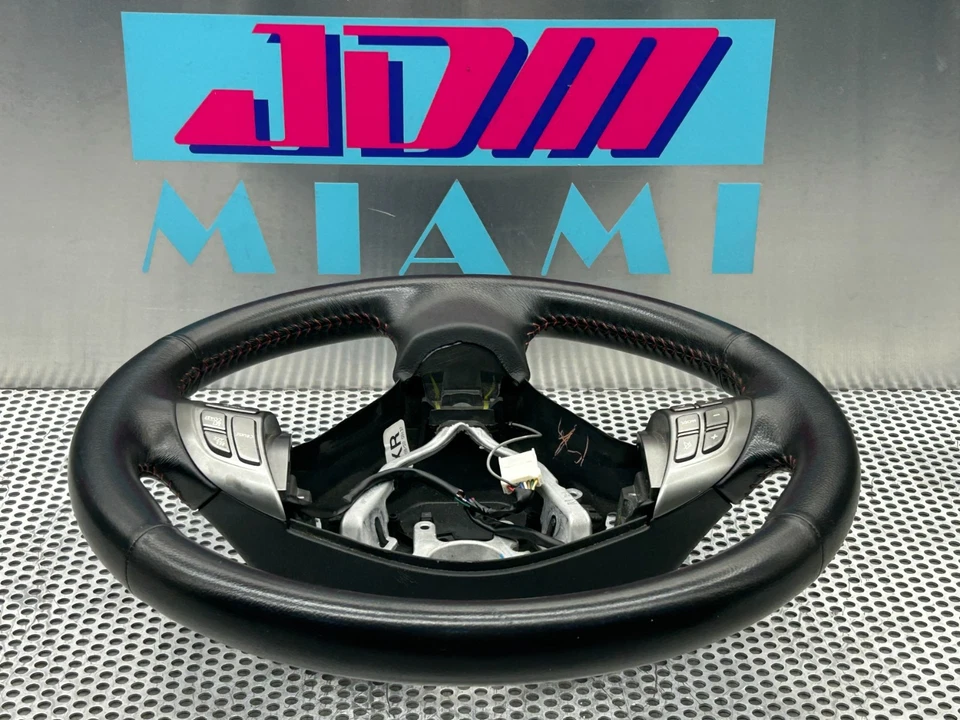 Conjunto de volante Subaru Impreza WRX 2008-2014 cuero negro Foto 4 de 4