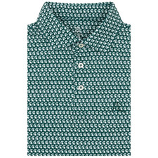 New, Rhoback The Boston Men's Short Sleeve Performance Polo