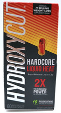 Hydroxycut Hardcore Liquid Heat, 60 Capsules, Exp. 3/28